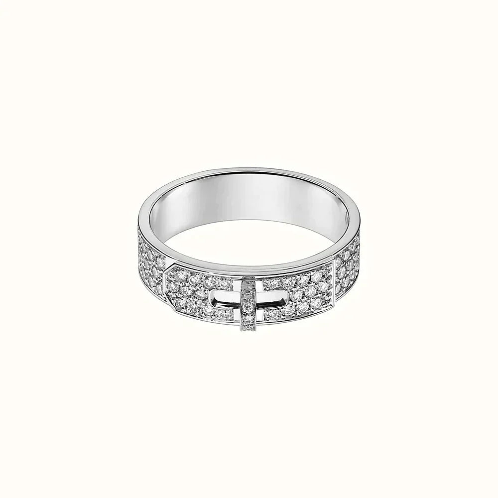 [⭐Spark]KELLY SILVER DIAMOND RING