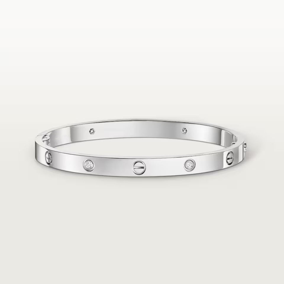 [⭐Spark]LOVE BRACELET 4.8MM 4 DIAMONDS