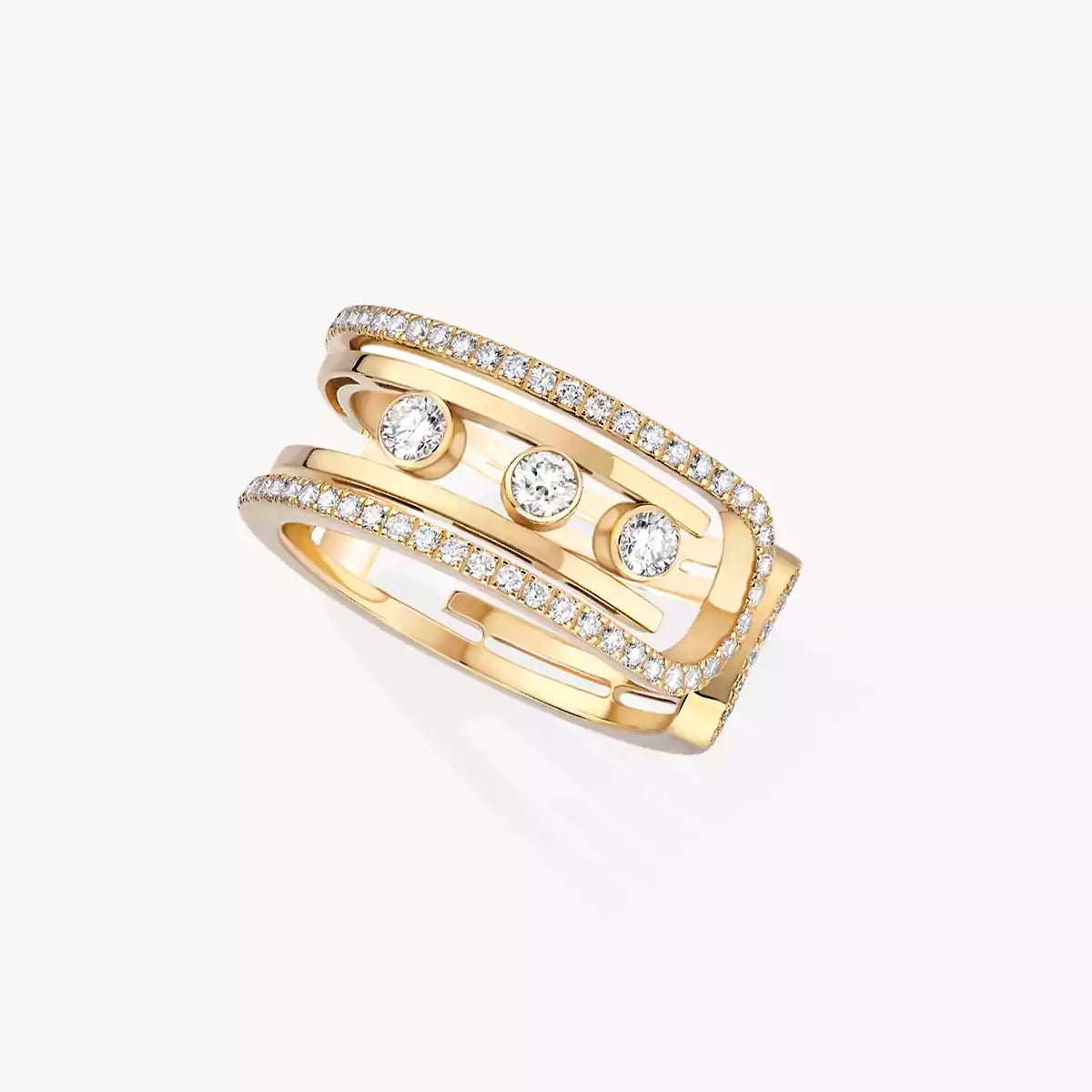 [⭐Spark]Move 10th Diamond Ring in Gold