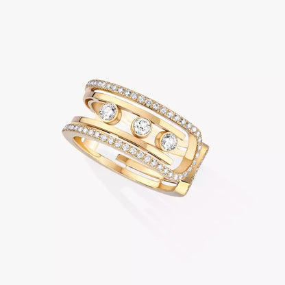 [⭐Spark]Move 10th Diamond Ring in Gold