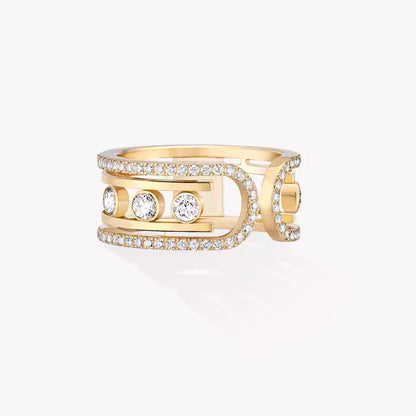 [⭐Spark]Move 10th Diamond Ring in Gold