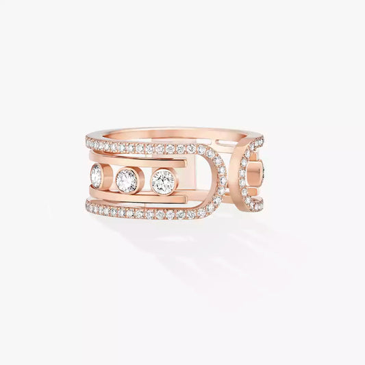 [⭐Spark]Move 10th Diamond Ring in Gold