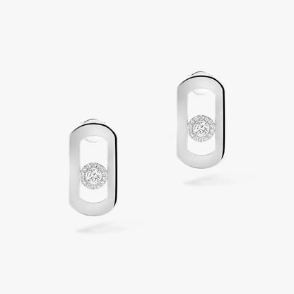 [⭐Spark]So Move Diamond Earrings in Yellow Gold