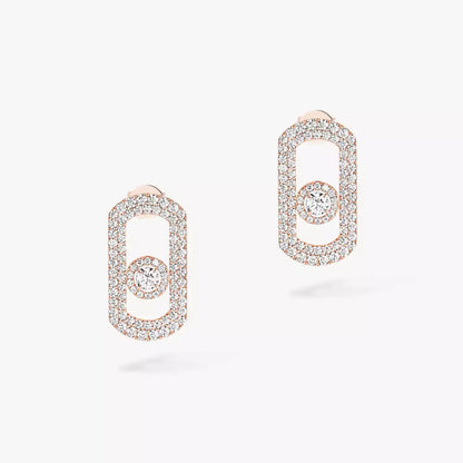[⭐Spark]So Move Pave_-Set Diamond Earrings in Silver