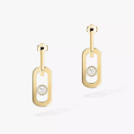 [⭐Spark] So Move XL Diamond Hoop Earring