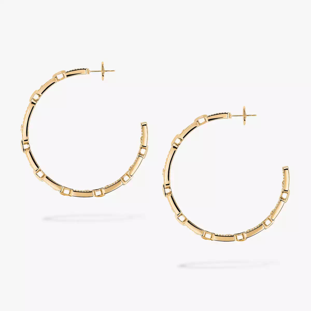 [[⭐Spark]Move Link Diamond Hoop Earrings