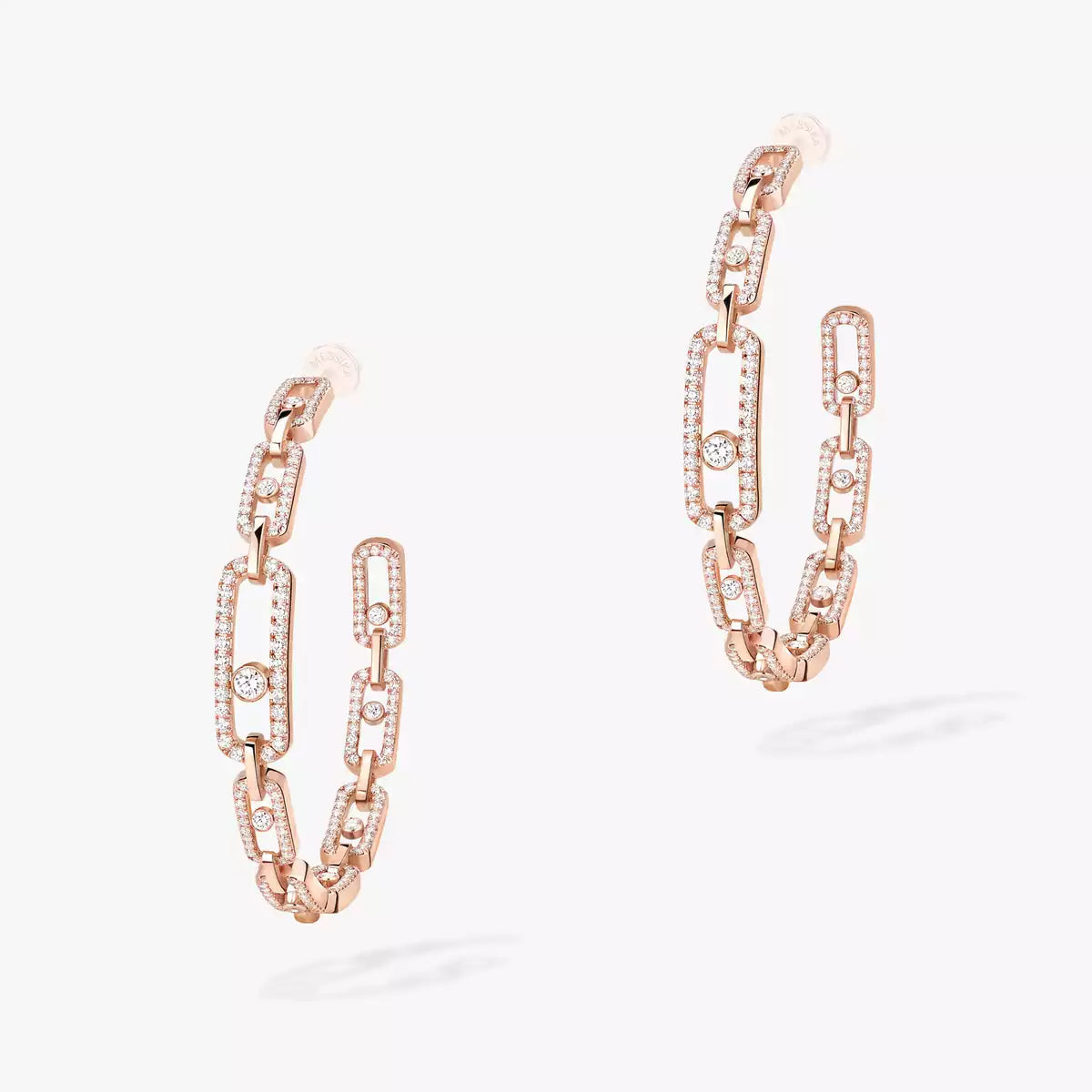 [[⭐Spark]Move Link Diamond Hoop Earrings