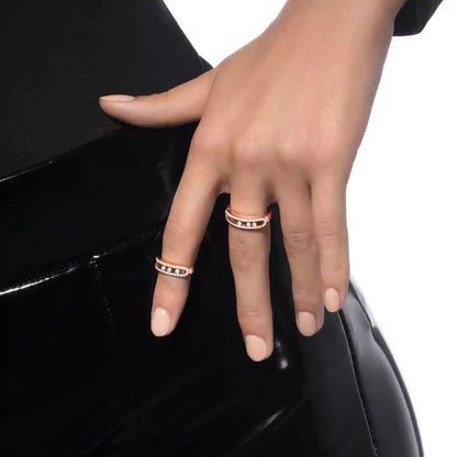 [⭐Spark] Baby Move Gold Diamond Pave_ Ring