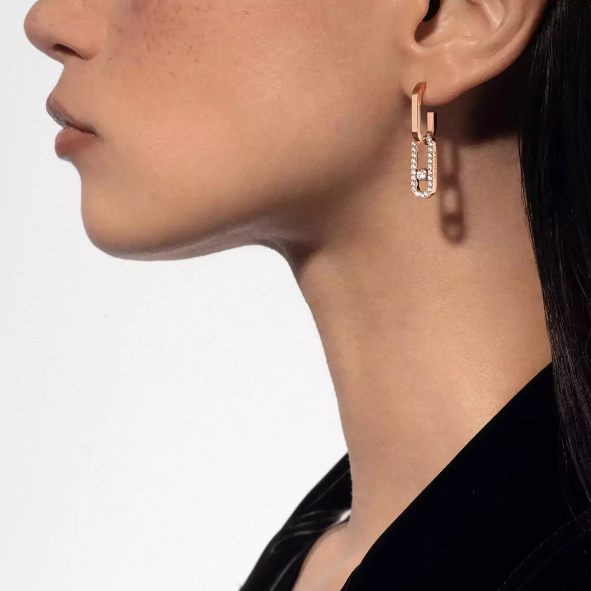 [⭐Spark]Move Link Diamond Earrings