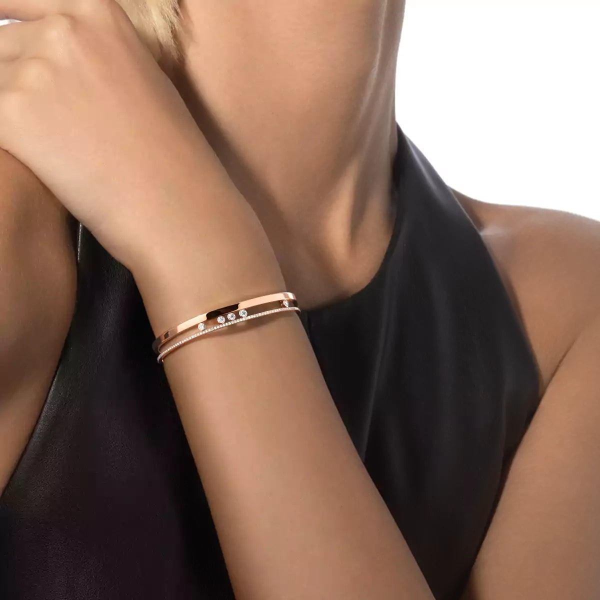 [⭐Spark]Move Romane Diamond Bangle Bracelet