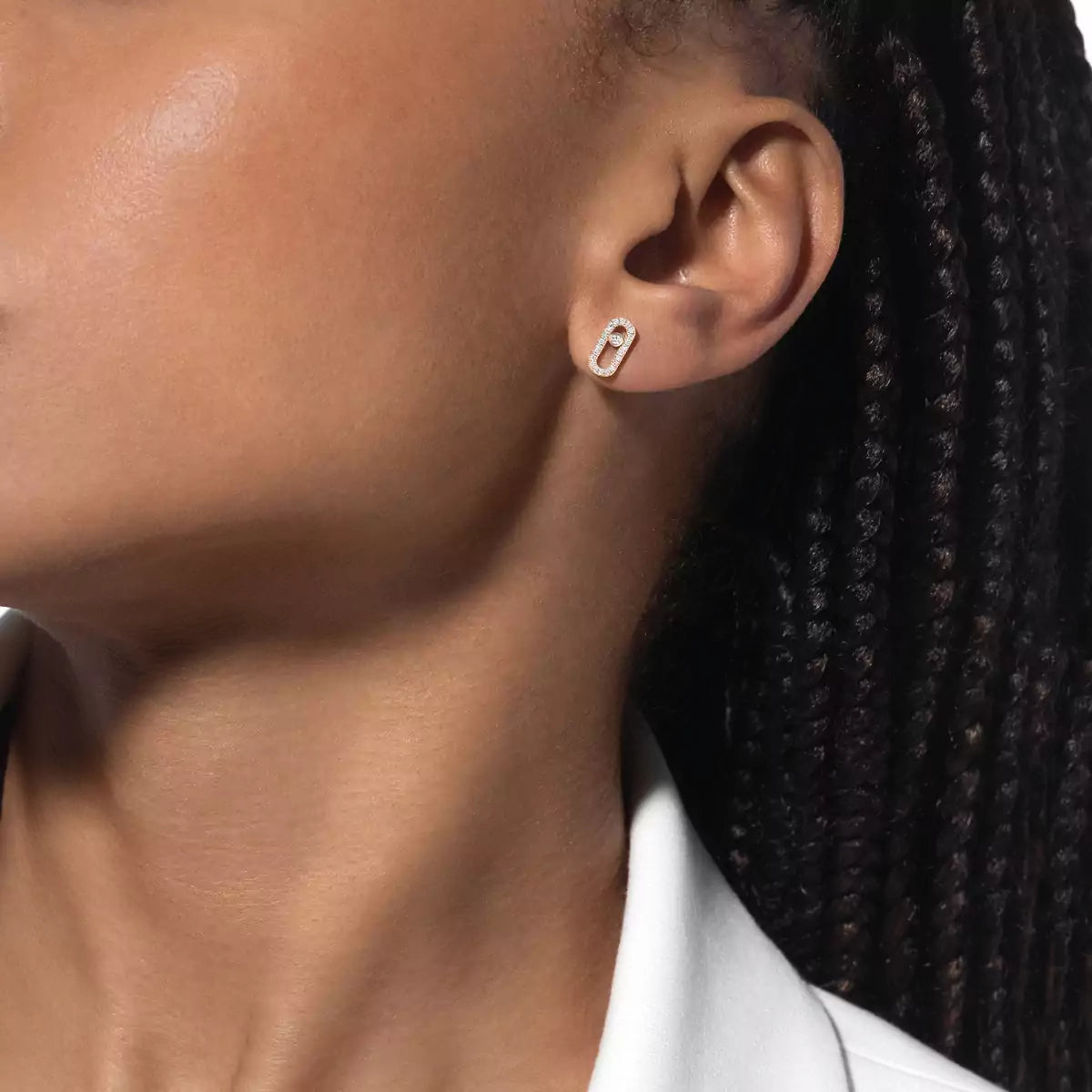 [⭐Spark]Move Uno Diamond Earrings