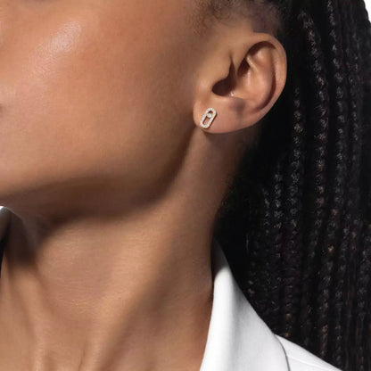 [⭐Spark]Move Uno Diamond Earrings