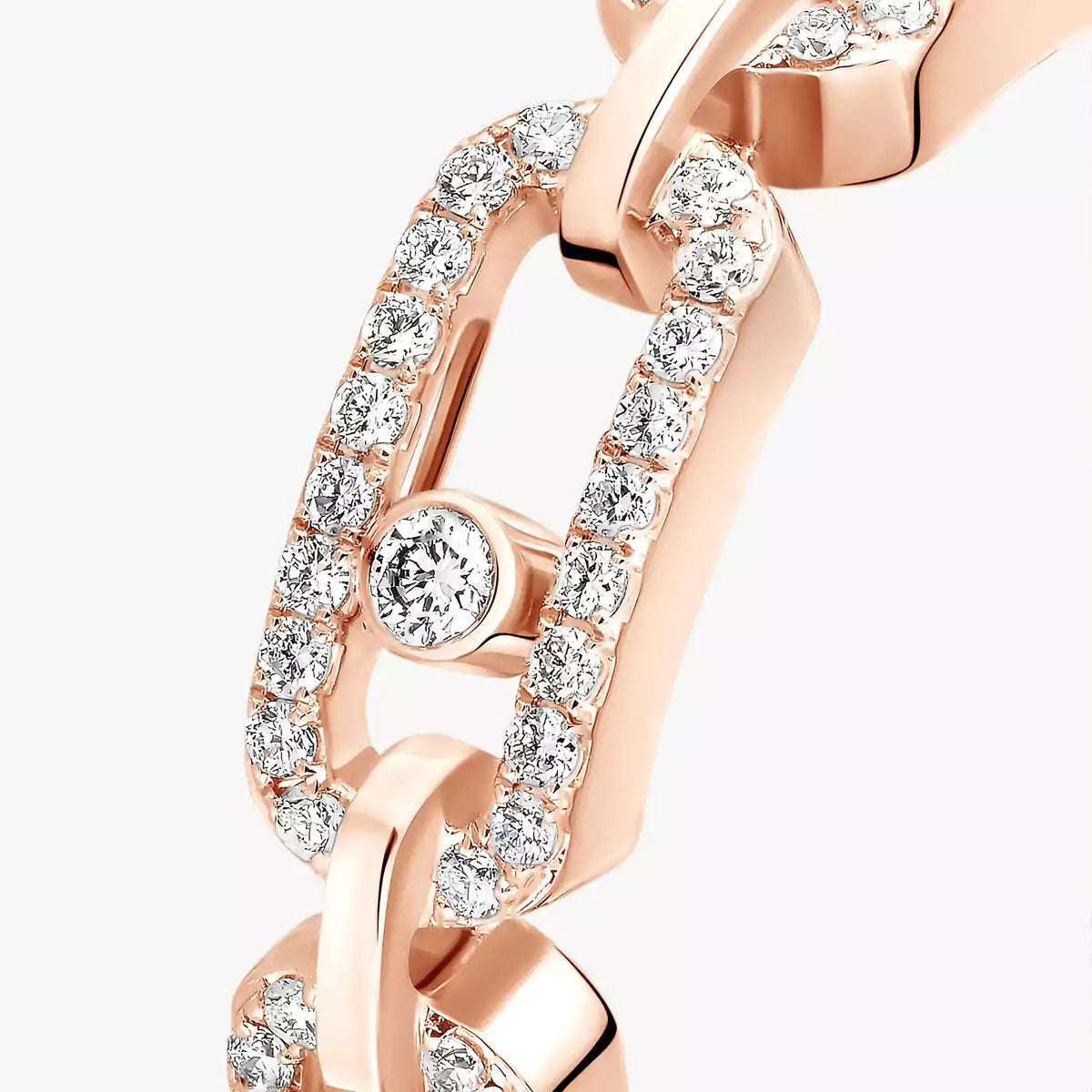 [⭐Spark]Move Link Pave_-Set Diamond Ring in Gold