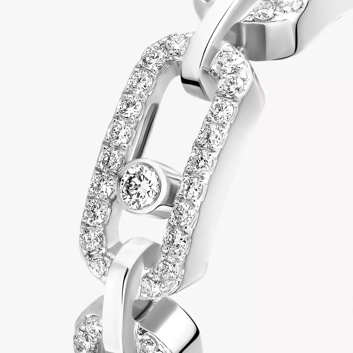 [⭐Spark]Move Link Pave_-Set Diamond Ring in Gold