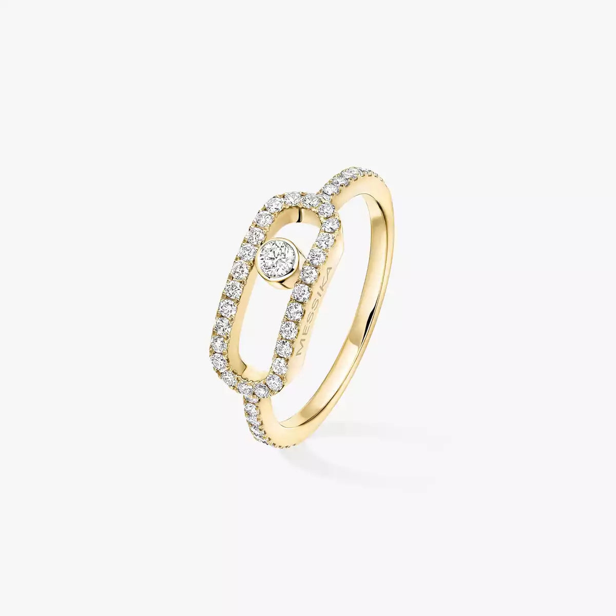 [⭐Spark]Move Uno Diamond Ring in Gold