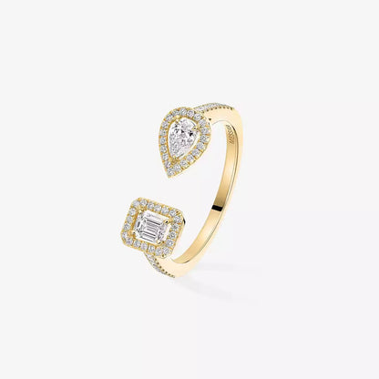 [⭐Spark]My Twin Toi Gold Diamond Ring