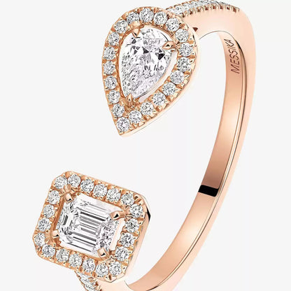 [⭐Spark]My Twin Toi Gold Diamond Ring