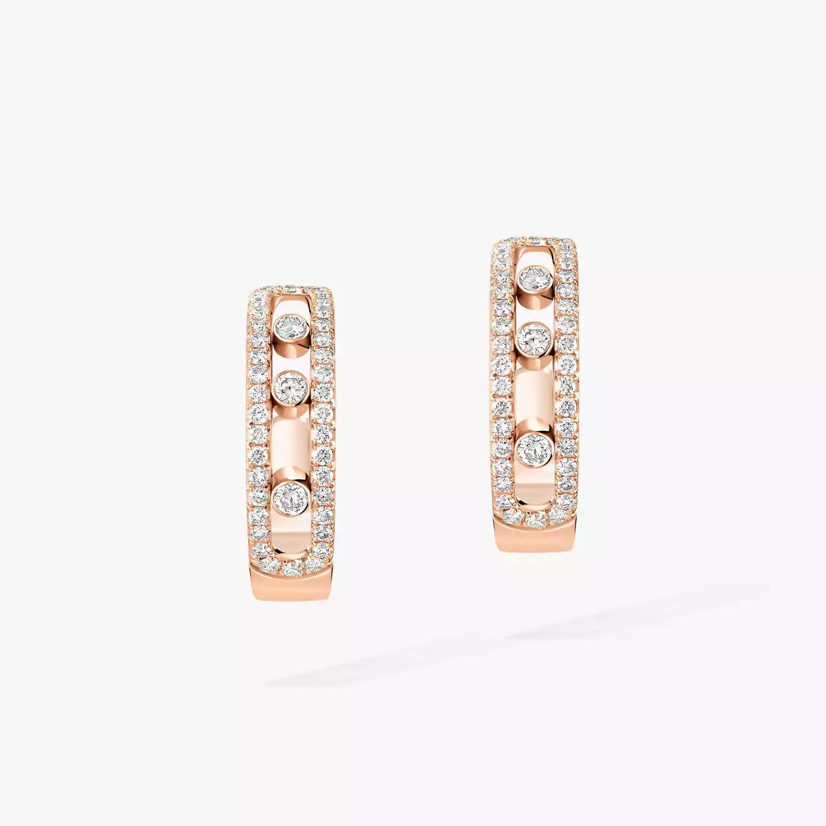 [⭐Spark]Diamond Pave_ Hoop Earrings Move