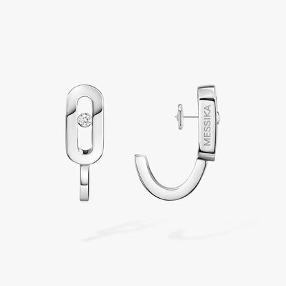 [⭐Spark]Diamond Mini Hoop Earrings Move Classique