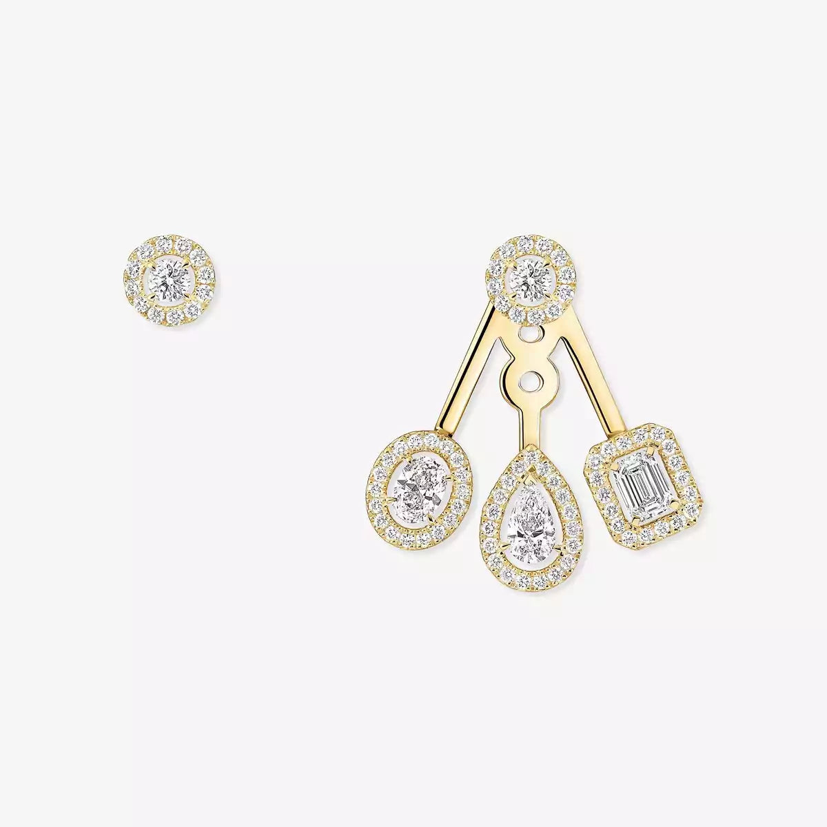 [⭐Spark] My Twin Trio  Diamond Earrings