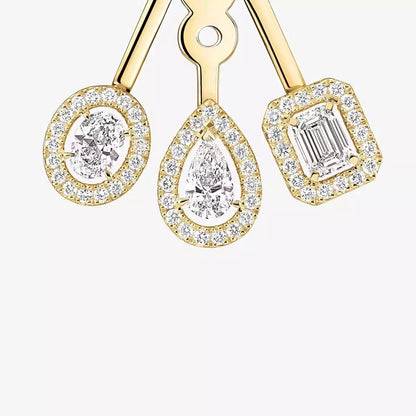[⭐Spark] My Twin Trio  Diamond Earrings
