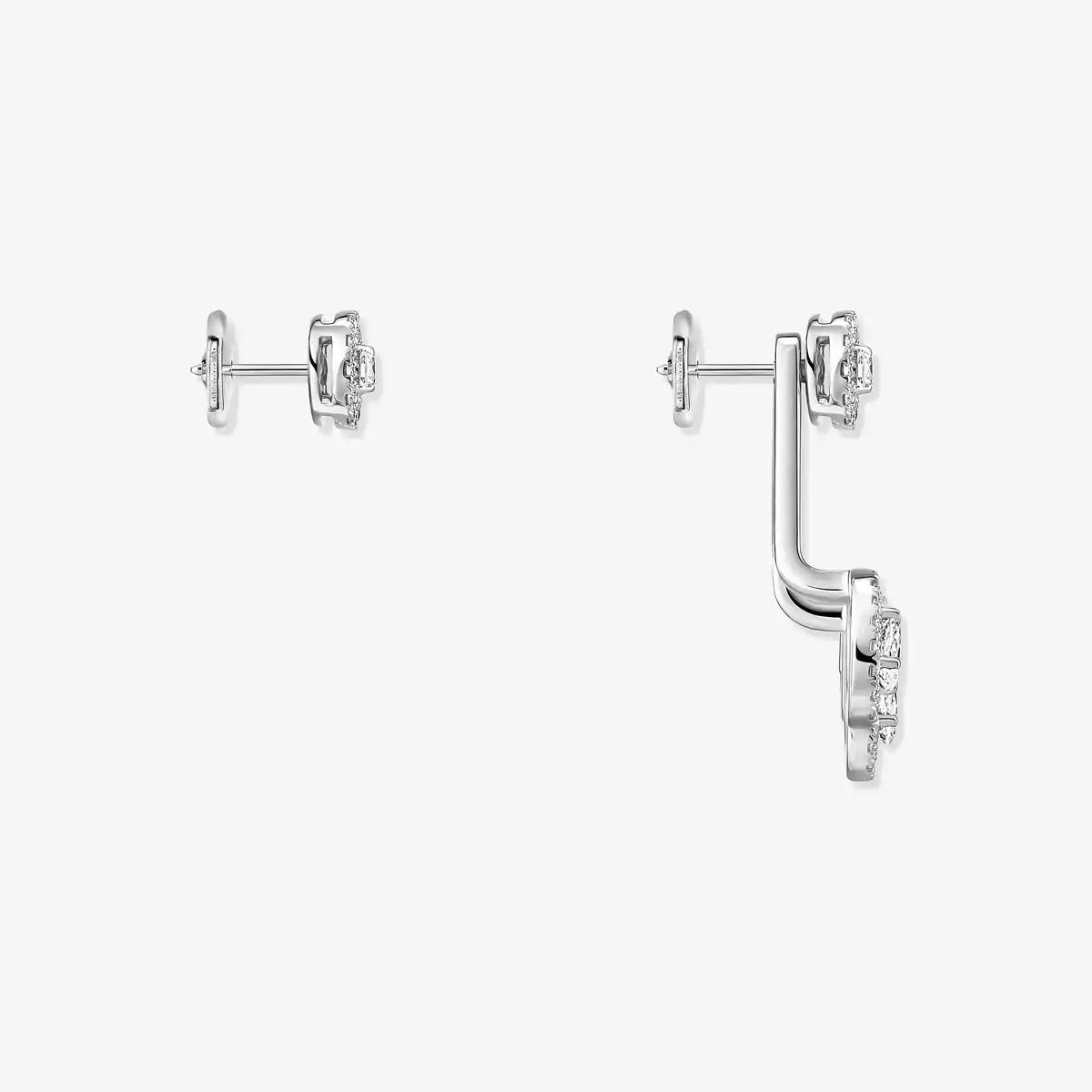 [⭐Spark] My Twin Trio  Diamond Earrings