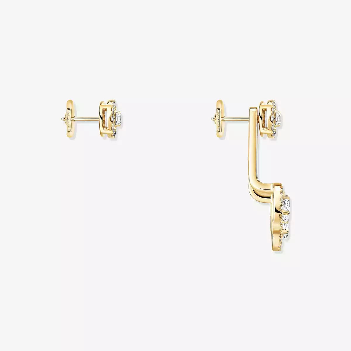 [⭐Spark] My Twin Trio  Diamond Earrings
