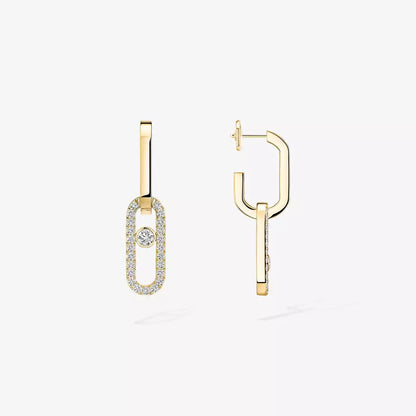 [⭐Spark]Move Link Diamond Earrings
