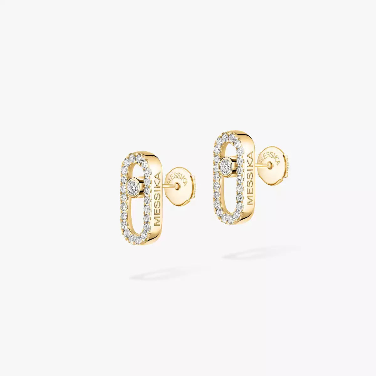 [⭐Spark]Move Uno Diamond Earrings