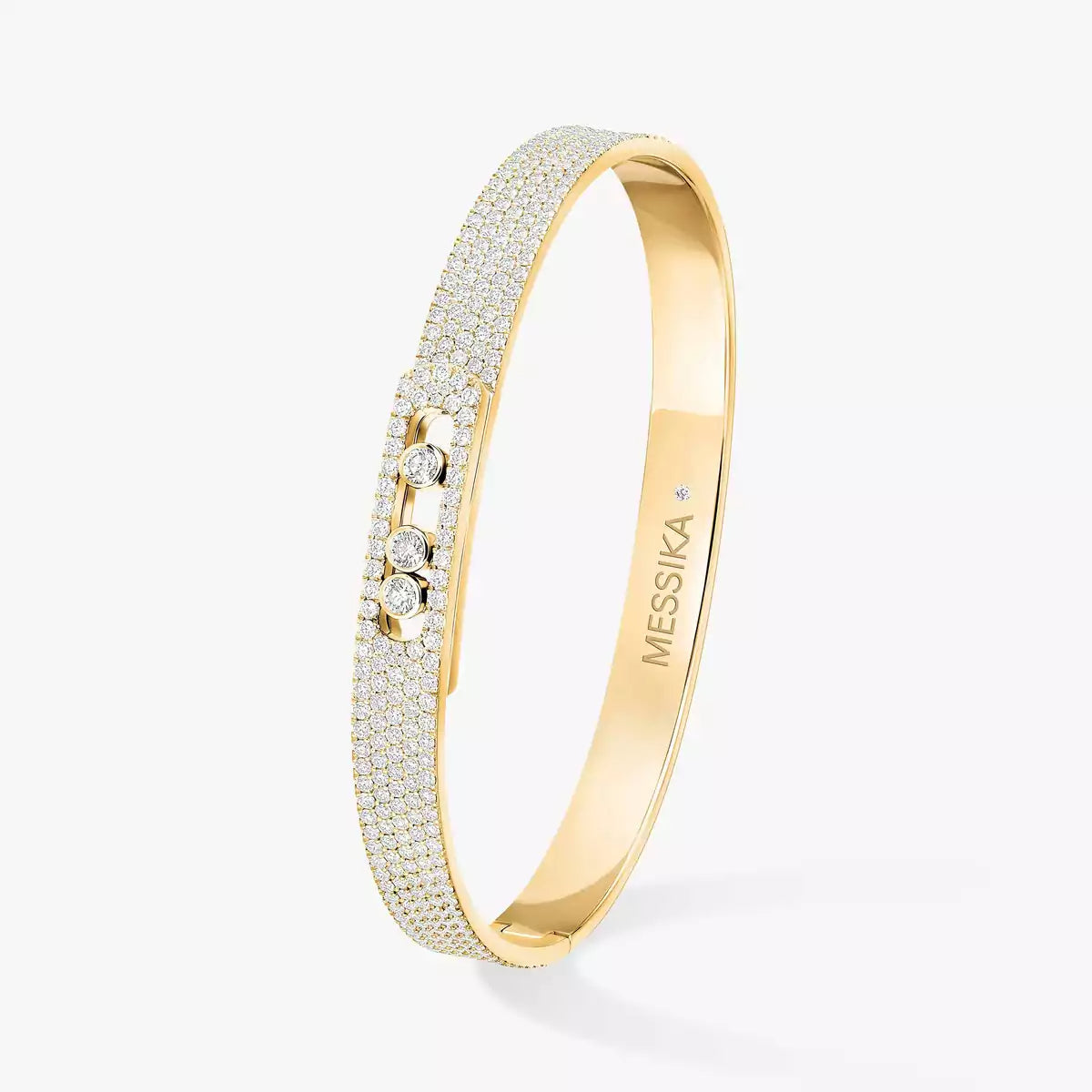 [⭐Spark]Move Noa Full Pavé Diamond Bangle Bracelet