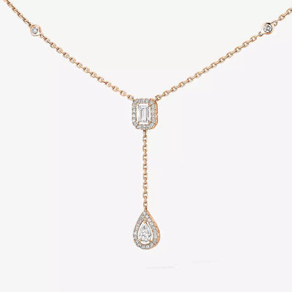 [⭐Spark]Gold Diamond Tie Necklace