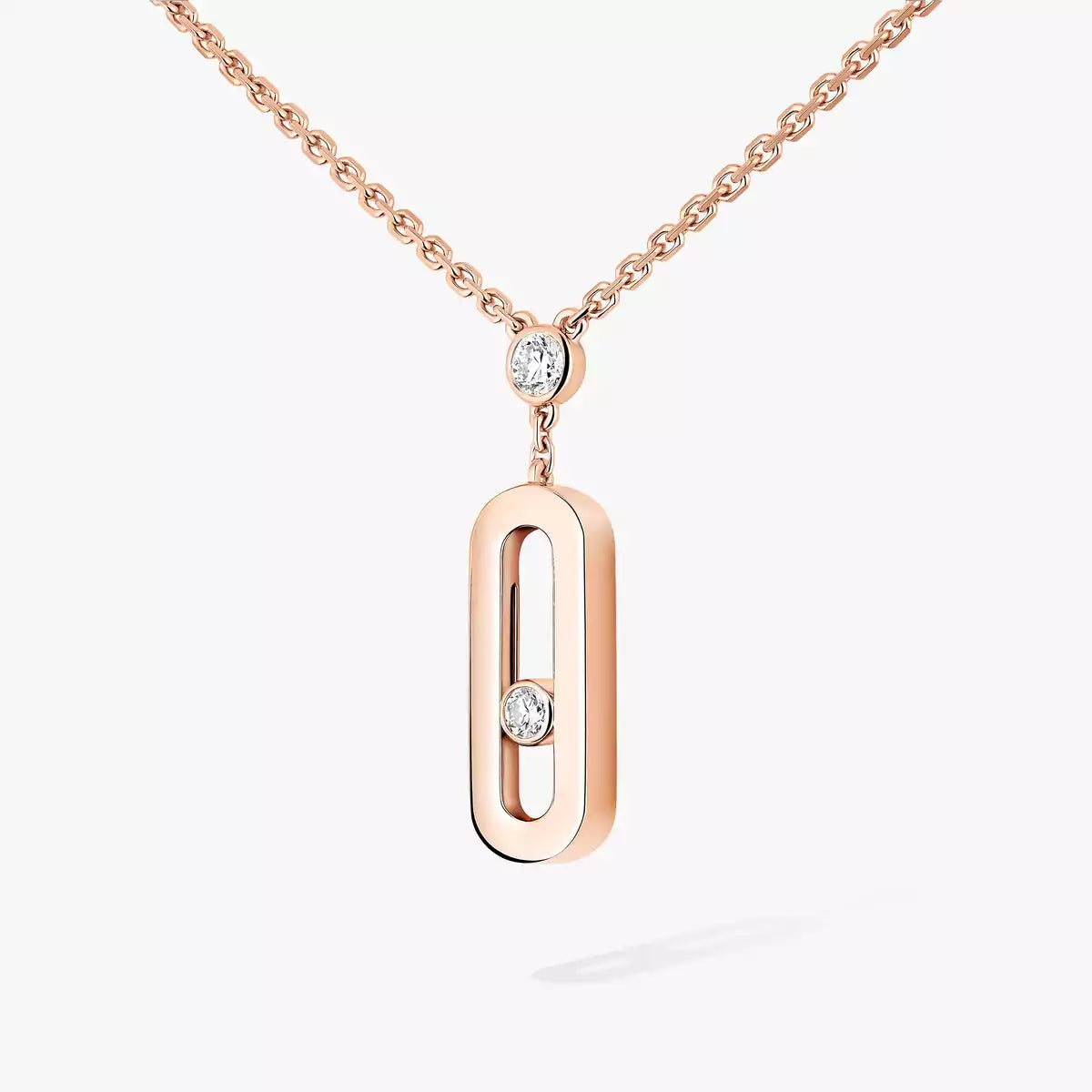 [⭐Spark] Move Uno Gold Diamond Long Necklace