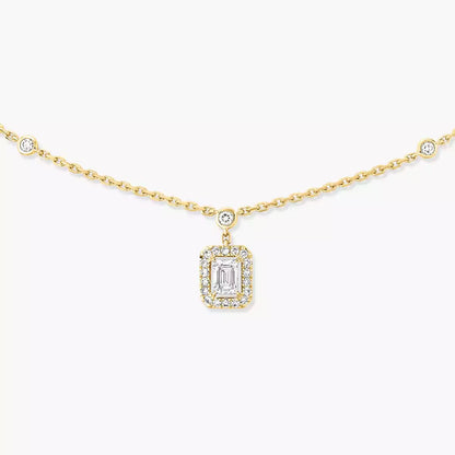 [⭐Spark]My Twin Diamond Necklace in Silver