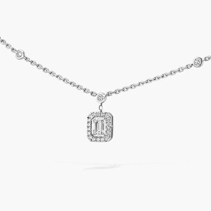 [⭐Spark]My Twin Diamond Necklace in Silver