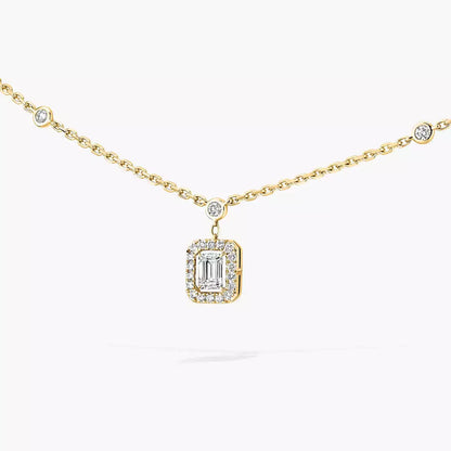 [⭐Spark]My Twin Diamond Necklace in Silver