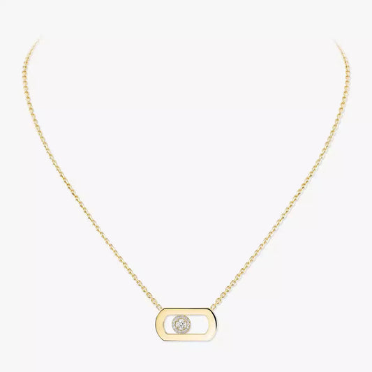[⭐Spark]So Move Diamond Necklace in Gold