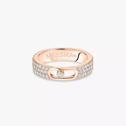 [⭐Spark]Move Joaillerie Pave_ Diamond Wedding Ring
