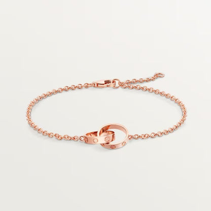 [⭐Spark]LOVE BRACELET DOUBLE RING