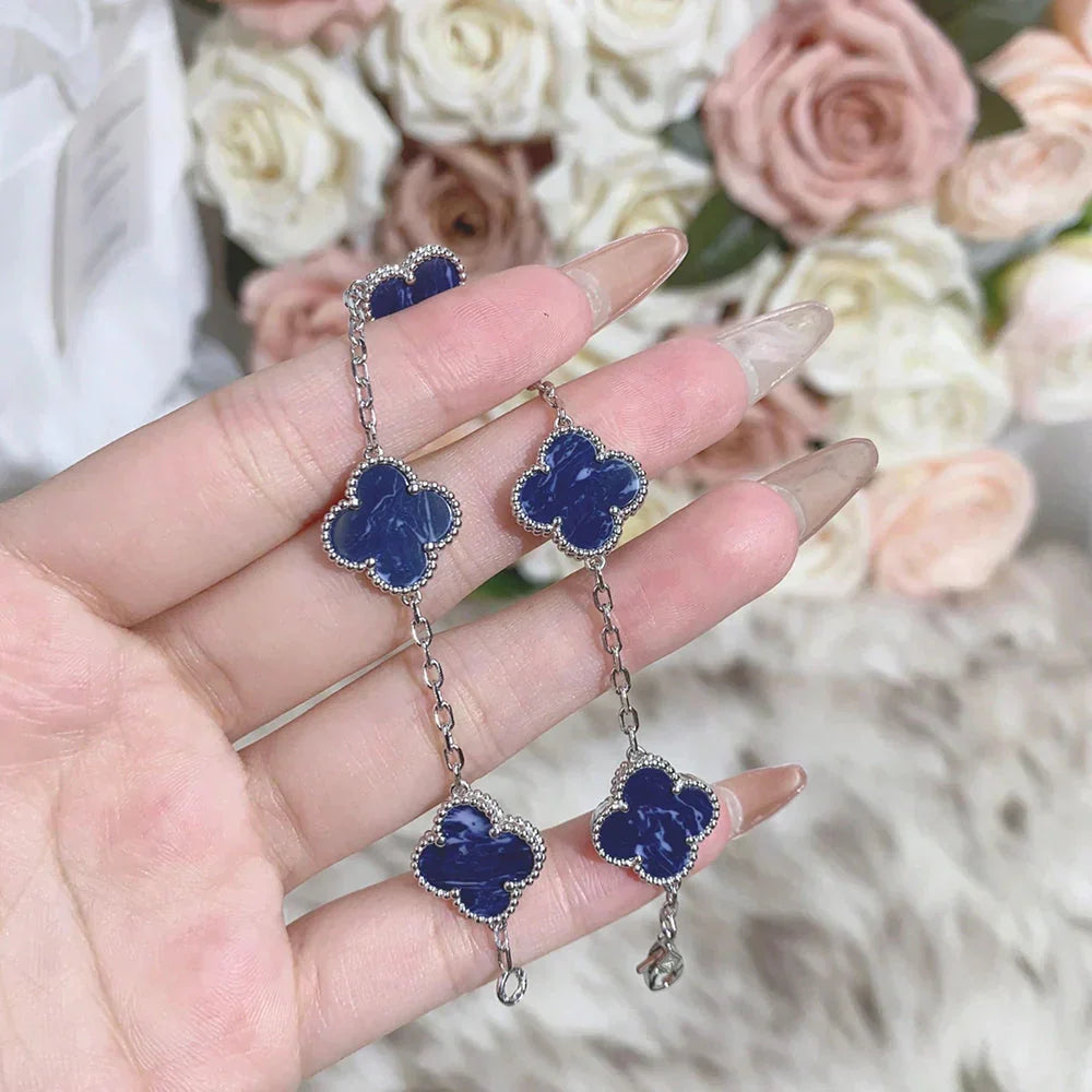 [⭐Spark]CLOVER 5 MOTIF PIETERSITE BRACELET COLLECTION