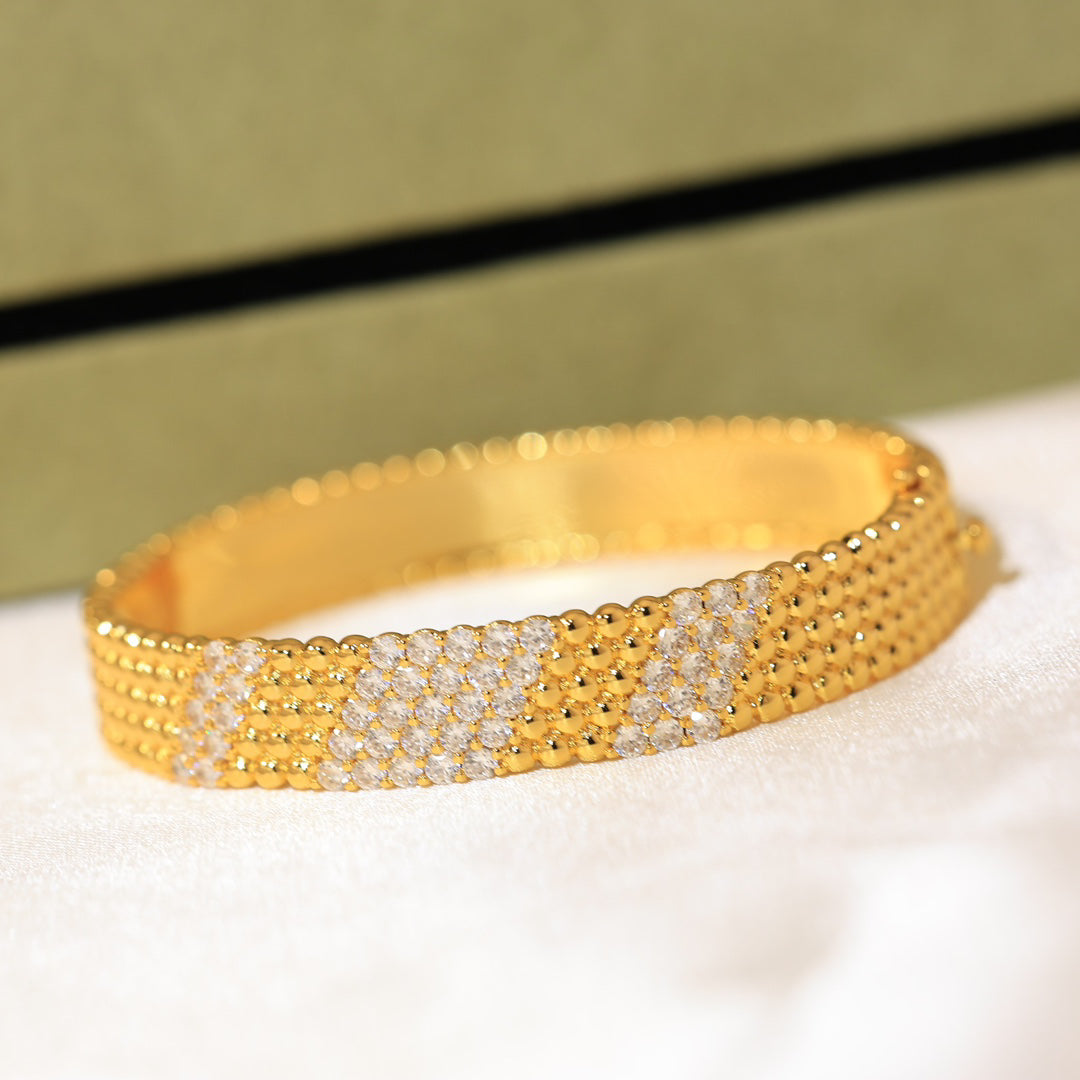 [⭐Spark]  FIVE-ROW DIAMOND BRACELET