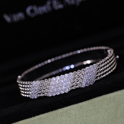 [⭐Spark]  FIVE-ROW DIAMOND BRACELET