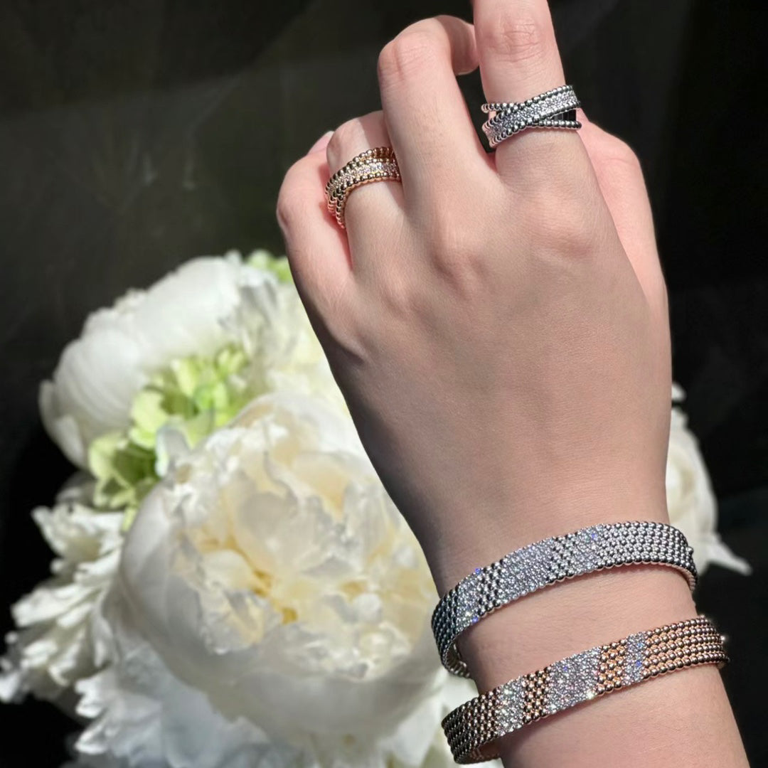 [⭐Spark]  FIVE-ROW DIAMOND BRACELET
