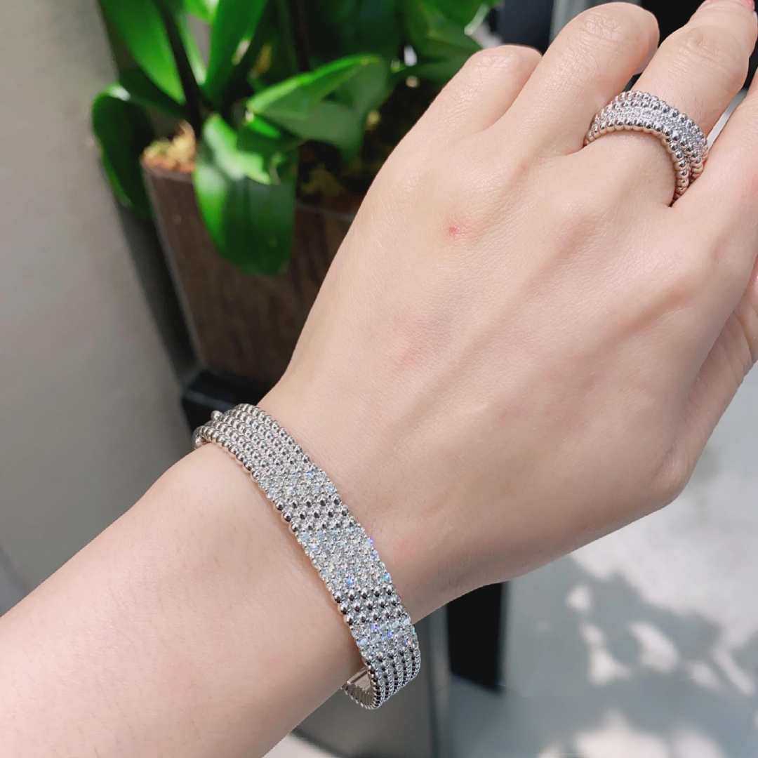 [⭐Spark]  FIVE-ROW DIAMOND BRACELET