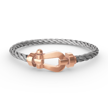 [⭐Spark]FORCE LARGE HORSESHOE NO DIAMOND BRACELET ROSE GOLD