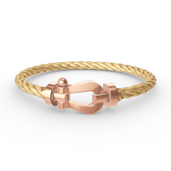 [⭐Spark]FORCE LARGE HORSESHOE NO DIAMOND BRACELET ROSE GOLD