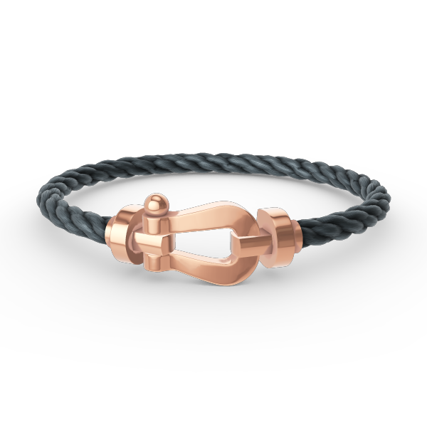 [⭐Spark]FORCE LARGE HORSESHOE NO DIAMOND BRACELET ROSE GOLD