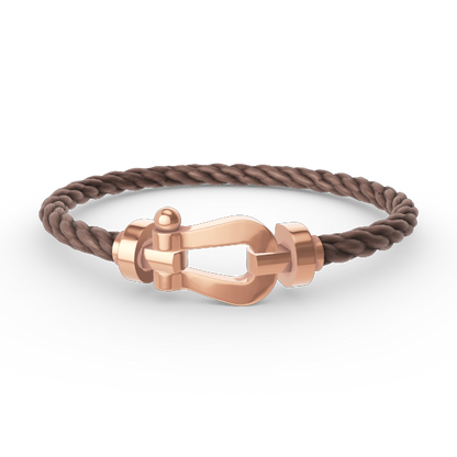 [⭐Spark]FORCE LARGE HORSESHOE NO DIAMOND BRACELET ROSE GOLD