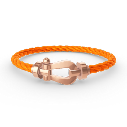 [⭐Spark]FORCE LARGE HORSESHOE NO DIAMOND BRACELET ROSE GOLD