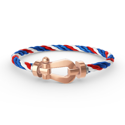 [⭐Spark]FORCE LARGE HORSESHOE NO DIAMOND BRACELET ROSE GOLD