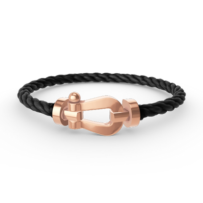 [⭐Spark]FORCE LARGE HORSESHOE NO DIAMOND BRACELET ROSE GOLD